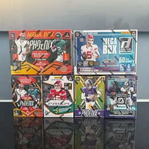 Break #186: 1x 2025 Phoenix International Hobby Box 1x 2025 Donruss Mega Box 1x 2025 Phoenix Blaster 1x 2024 Phoenix Blaster 1x 2025 Prizm Blaster 1x 2025 Optic Blaster