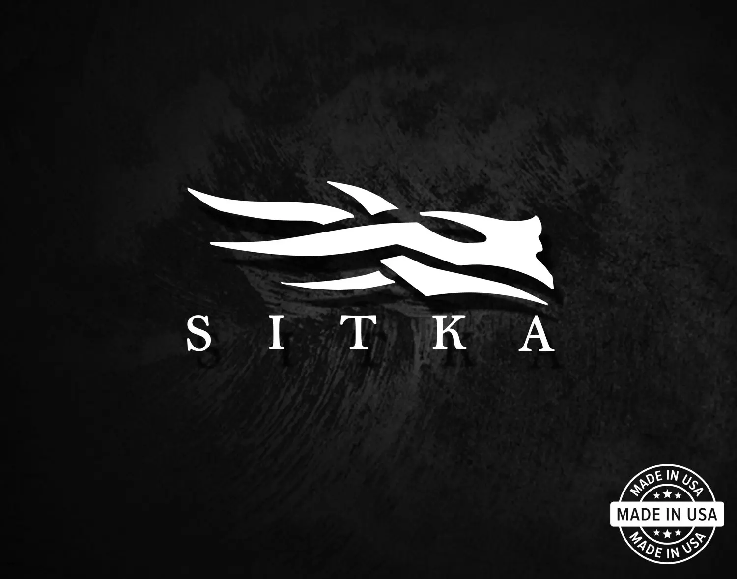 Sitka Gear Decal, Vinyl Die Cut Sticker, Made in USA