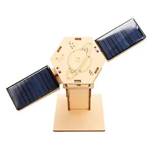 EFFUN DIY Solar-Wooden STEM Craft Toys for Kids Ages 8+, Easy Assembly with Step-by-Step Illustrated Guide, Build Your Own Tank, Satellite, Boat, Fan, Moon Rover (No Paint Included)