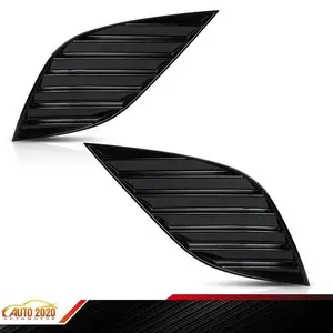 Front Bumper Fog Light Covers Bezels Pair Fit For 2018-2020 Toyota Camry SE XSE