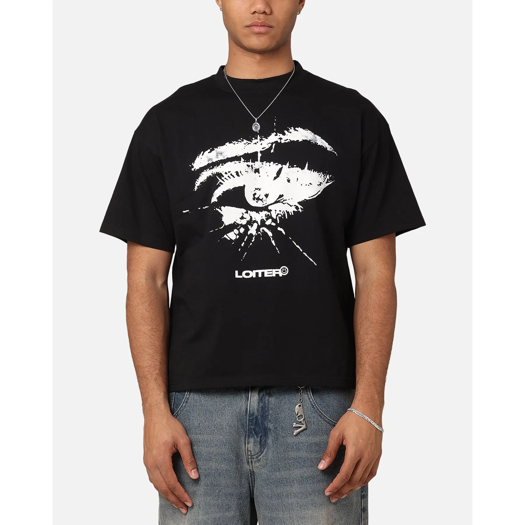 Loiter Eyes Can't Lie T-Shirt Black