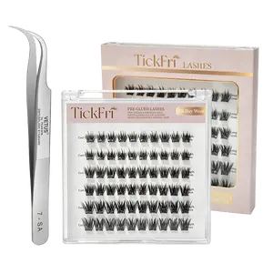 【Three Styles】No Glue Lashes Kit--DIY Lash Glue Kit--Lash Glue Required（No Glue No Tools）