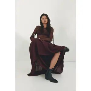 H&M Crêpe A-line skirt