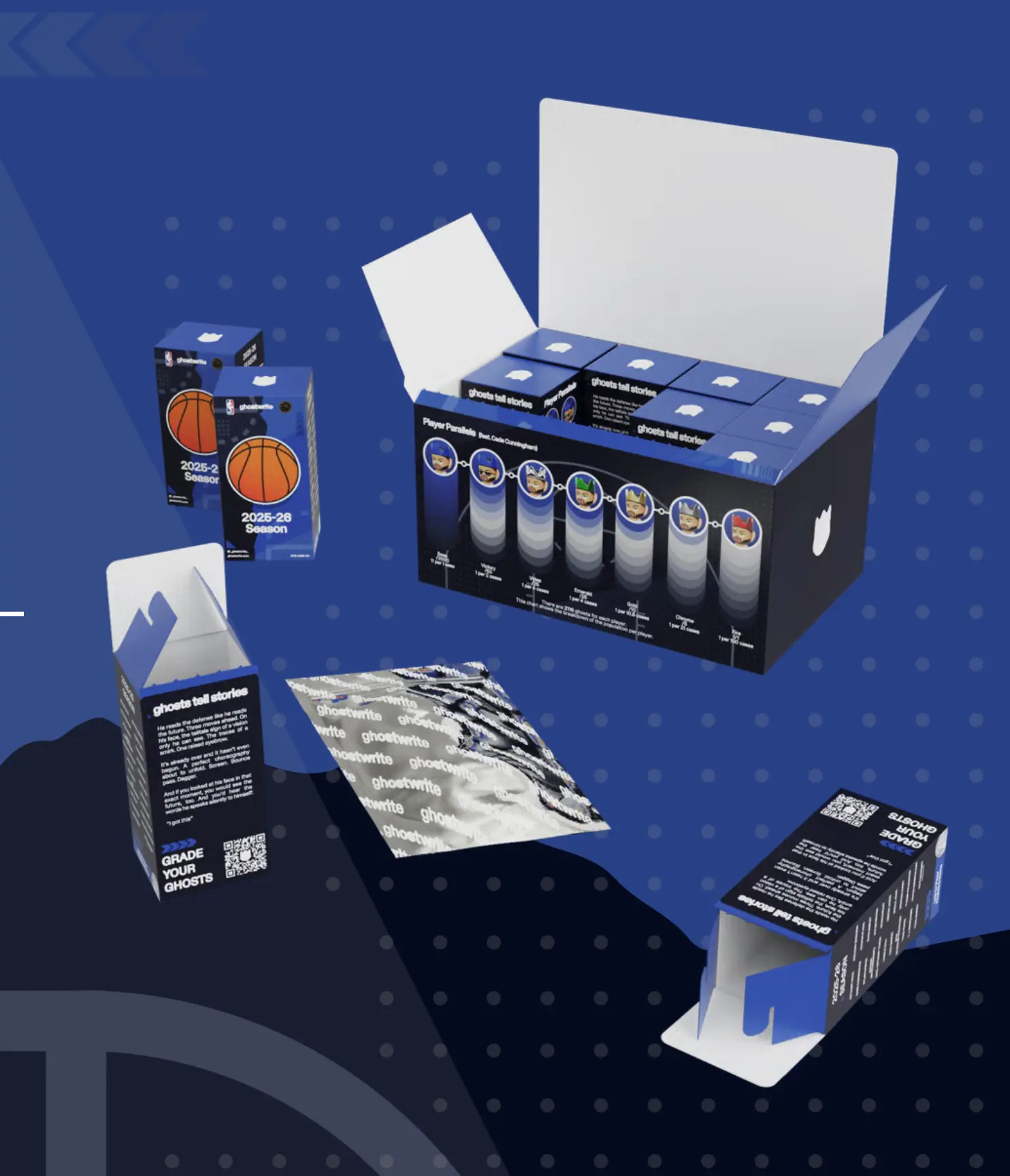 (3) 2026 Ghostwrite NBA Blind Box Case (36 Boxes) - Pick Your Player ...