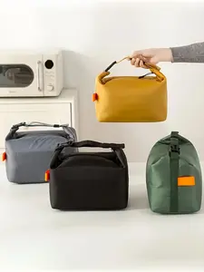 Classic Solid Color Insulated Bag, Lunch Box Thermal Pack for Work, College Back-To-School Gift, Camping Picnic Freshness Keeper, Multifunctional Insulated Bag, Lunch Cooler Bag