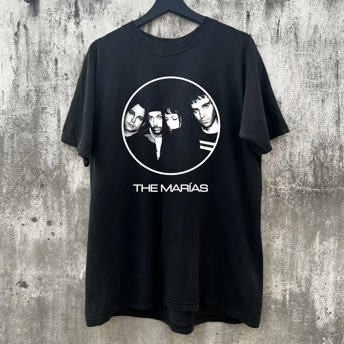 [Sale Up To 40%] The Marias Band Short Sleeve Cotton Black All Size S-5XL Shirt