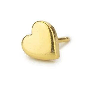 Gold Heart Map Push Pins