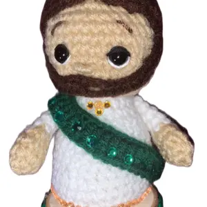 Crochet San Judas Figure