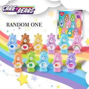 12pcs Care Bears Officially Licensed 3D Cute Doll Blind Bag Keychain Blind Box Key Ring Cheer Friend Wish Bear Bedtime Bear Bag Clip Anniversary Birthday Christmas Halloween Surprise Bags  Key Chain For Friends Family Care Bears Fan Favorite