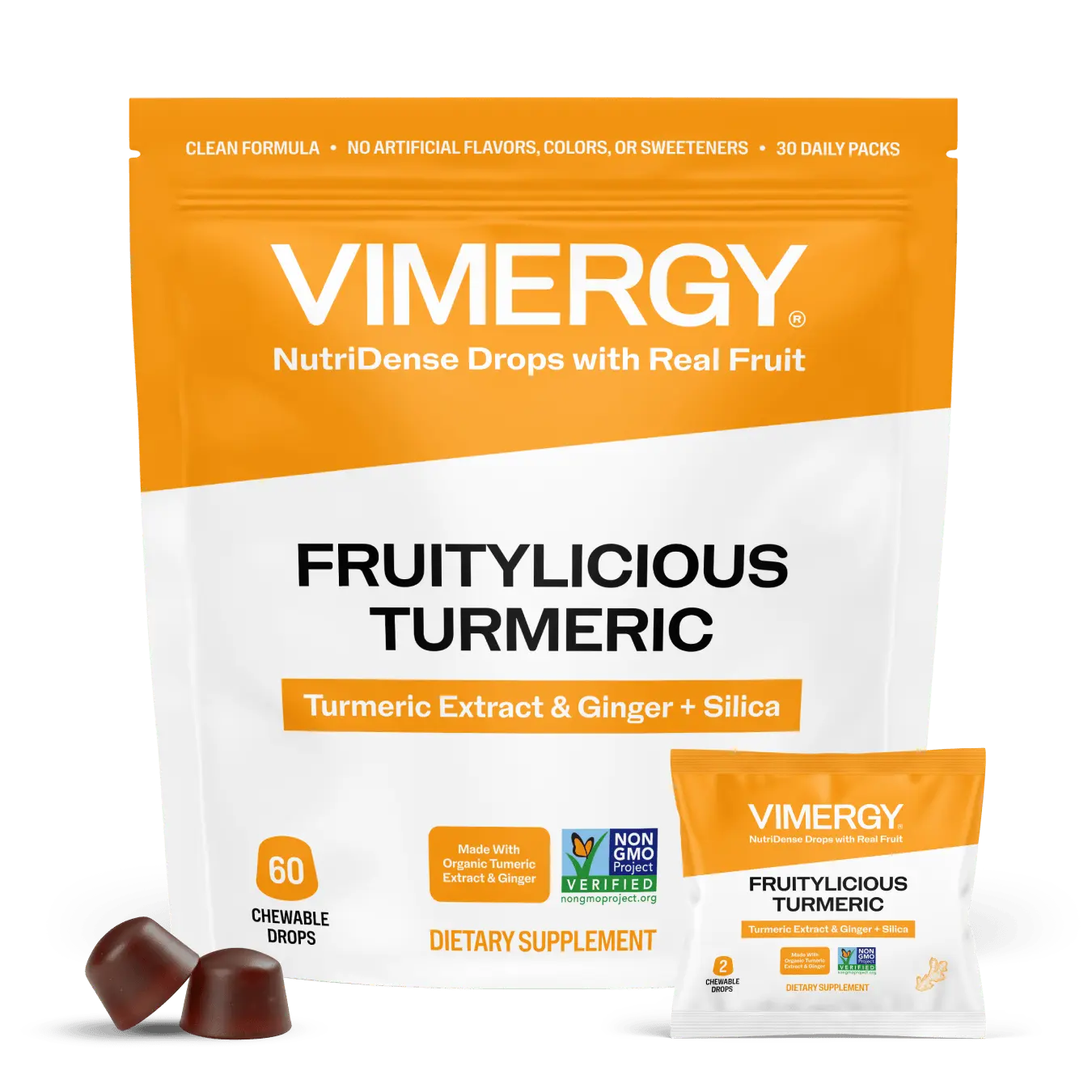 VIMERGY Fruitylicious Turmeric NutriDense Drop, 30 Drops