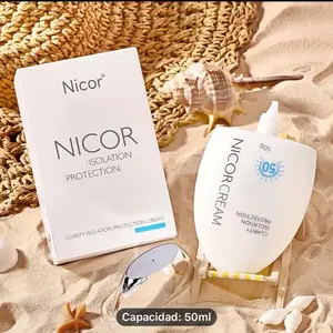 Crema de Protección Aislante, 1.76oz, Prebase Hidratante para Maquillaje, Crema Barrera de Base de Maquillaje para Cuidado de la Piel en Verano