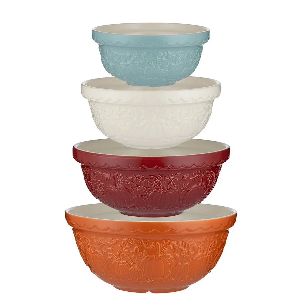 Mason Cash In The Pumpkin Patch 4-Piece Mixing Bowl Set Mason Cash In The Pumpkin Patch 4-Piece Mixing Bowl Set