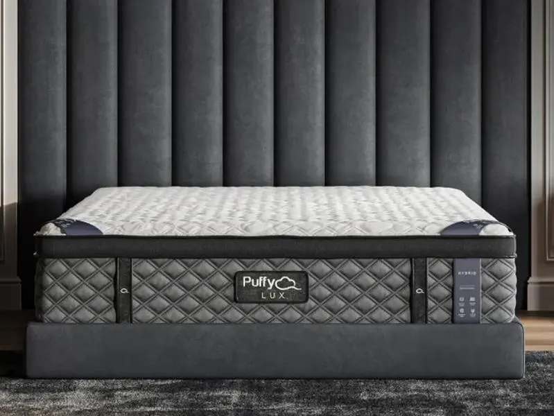 Puffy Lux Hybrid Mattress - Supportive Memory Foam and Coils