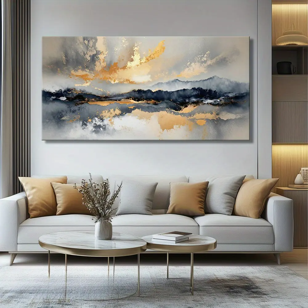 Framed Abstract Canvas Print - Home Decor Wall Decoration, Suitable for Living Rooms, Bedrooms, Offices