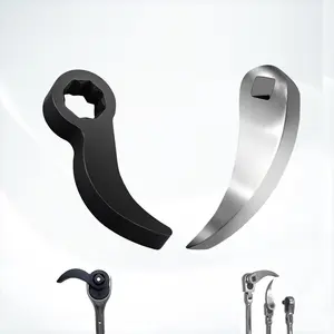 2 Pack Pry Bar Wrench Adapter & Ratchet Pry Bar Attachment - Adjustable Angle Head, Extra-Strong Axle Removal Tool for Tight Spaces (3/8"+1/2")