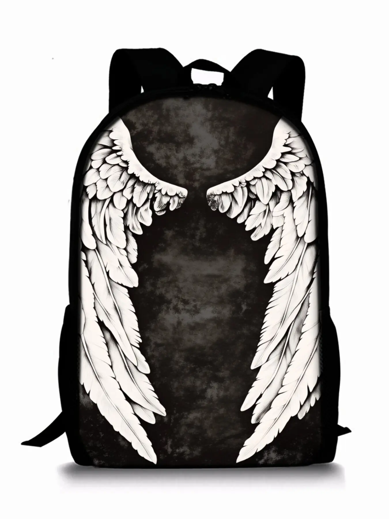 Angel Wings Print Single-layer Backpack