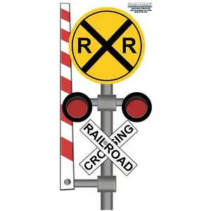 Rail Road Sign Wall Decal