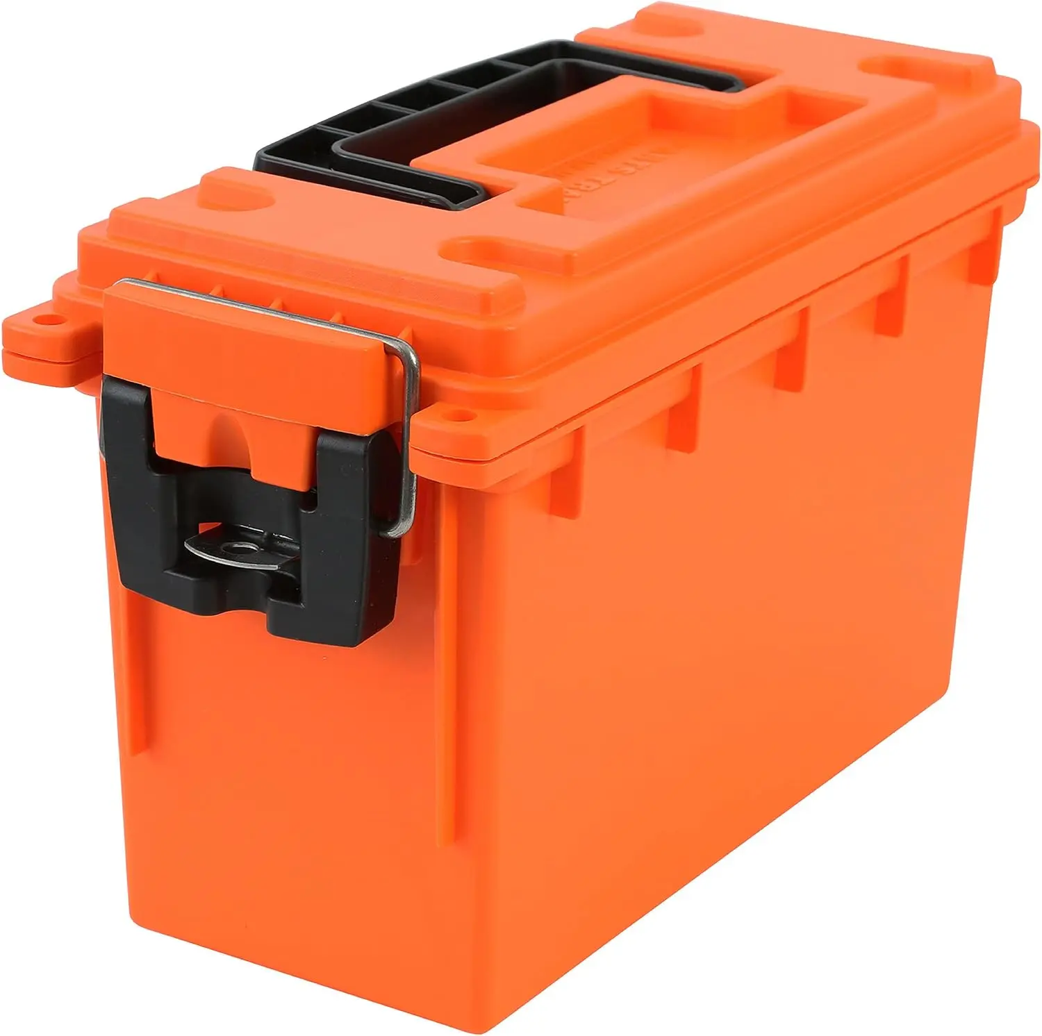 Marine Storage Box, Dry Box Made in USA, Water Resistant Container for Boat and Dock Gear, Small Parts Organizer with Latch, Stackable