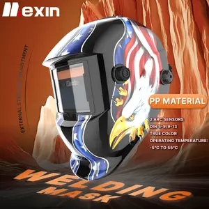 LYG-T8-6000-black-Electrical welding mask, AC power, adjustable light, solar power, wear head, suitable for argon and MIG welding, welding cap, protective mask, mechin(laser welding)