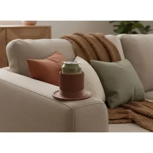 Non-Tip Couch Cup Holder | Spill-Resistant Drink Holder for Sofas, Armrests & Soft Surfaces