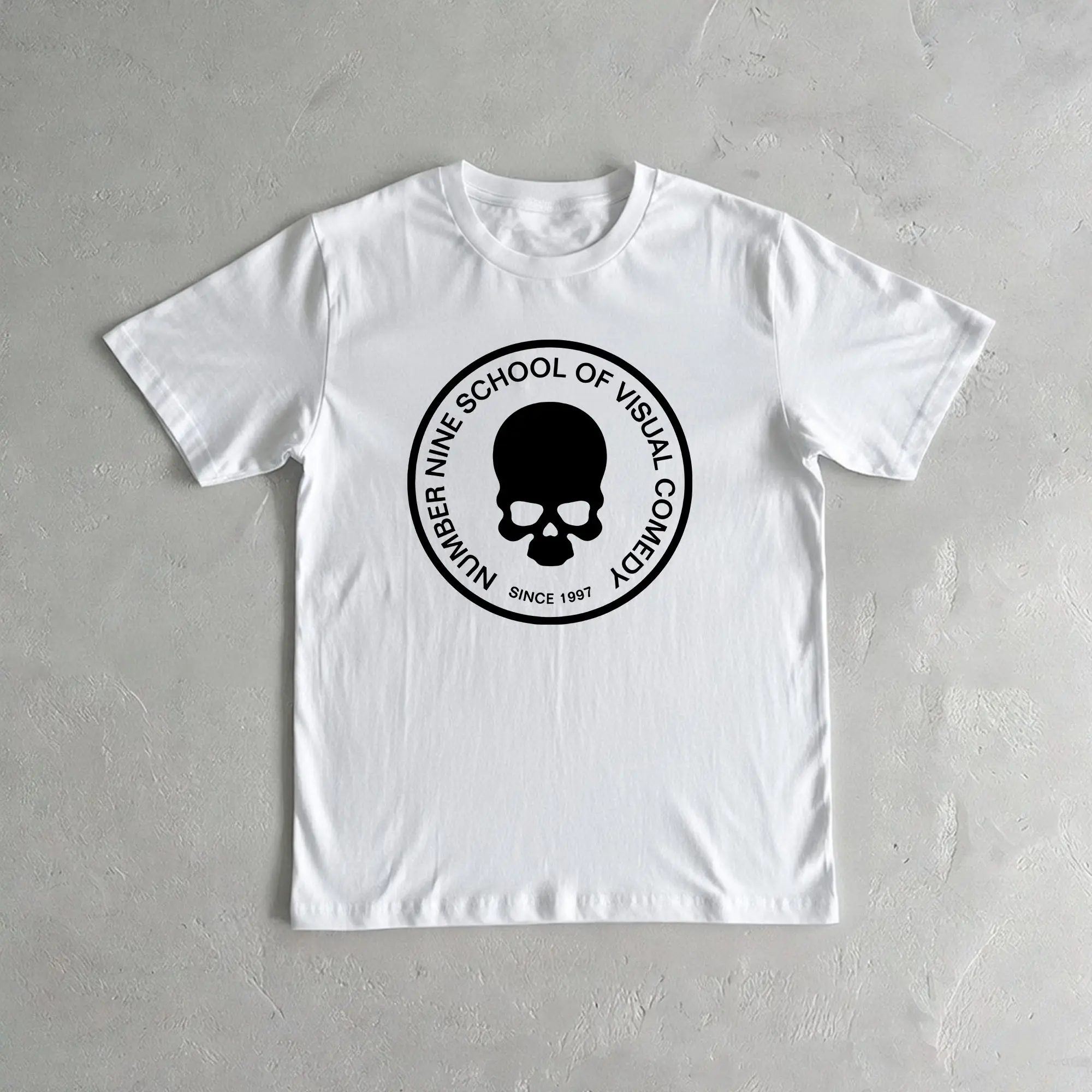 Number Nine School of Visual Comedy Heavy T-Shirt - Number Nine Tshirt Singer Top, Gift for Fans, Vintage Hip Hop Y2K