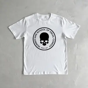 Number Nine School of Visual Comedy Heavy T-Shirt - Number Nine Tshirt Singer Top, Gift for Fans, Vintage Hip Hop Y2K