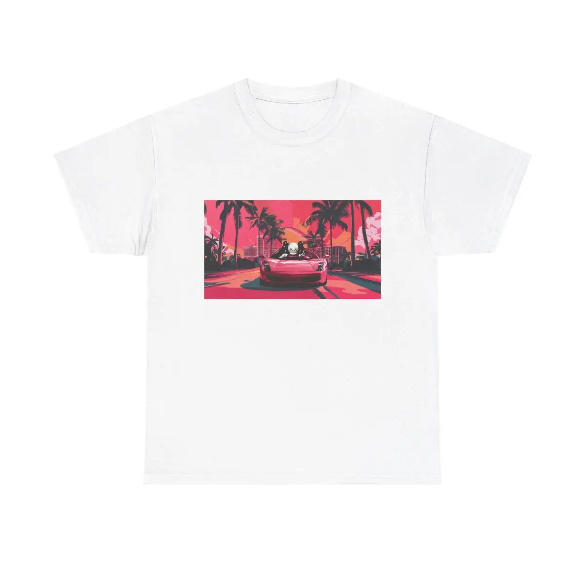 KAWS Unisex T-shirt Crewneck, Kaws T-shirt, Man T-shirt, Woman T-shirt, Cool trend T-shirt, T-shirt for school, T-shirt for present, Tshirt