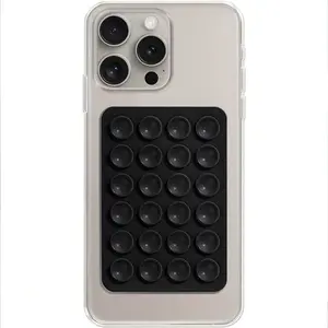 4pcs Double-Sided Phone Suction Cup, Hands-Free Sticky Grip Holder Stand, Cell Phone Holder for Mirror Selfies & Videos, Creator Tool Accessory
