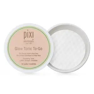 Pixi Glow Tonic To-Go: Pre-Soaked Gentle Exfoliating Pads with Glycolic Acid