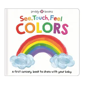 See Touch Feel Colors – Interactive Sensory Book for Babies - Board book