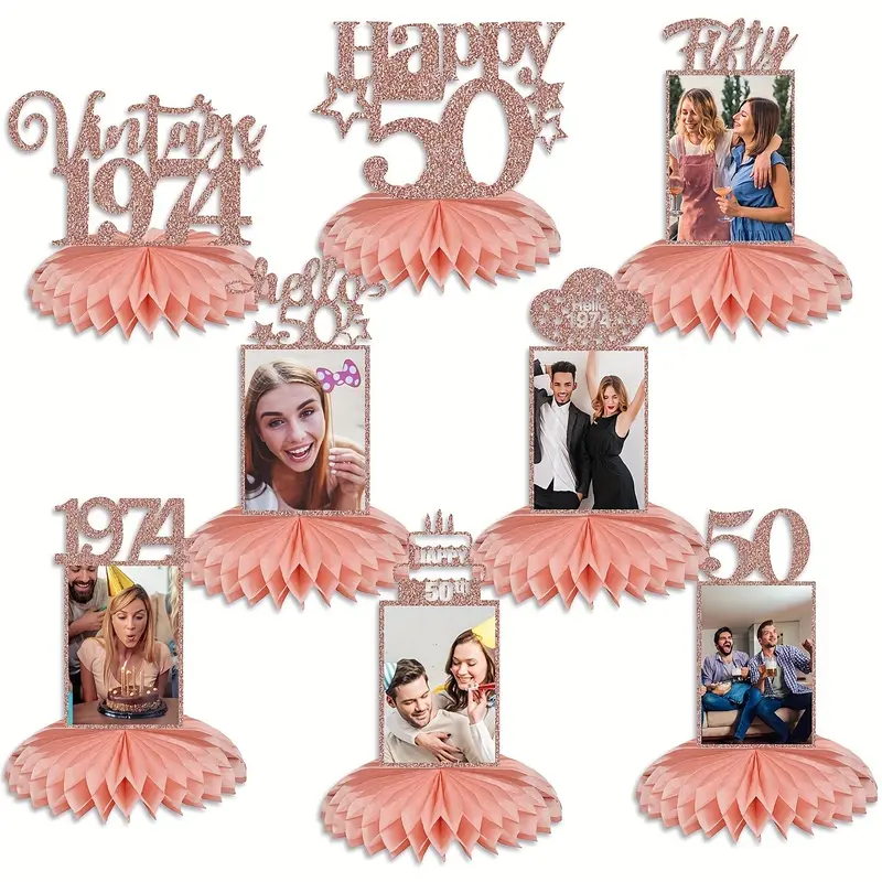 50th birthday rose gold theme - TikTok Shop
