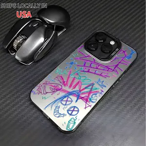 Arcanes Graffiti Jinxs Waterproof Case for iPhone 17 Pro Max Plus Air/ 16 15 14 13 12 11  Pro Max X XSMAX Plus Anti-Fall Frosted Back Shell Cover Shockproof Protection