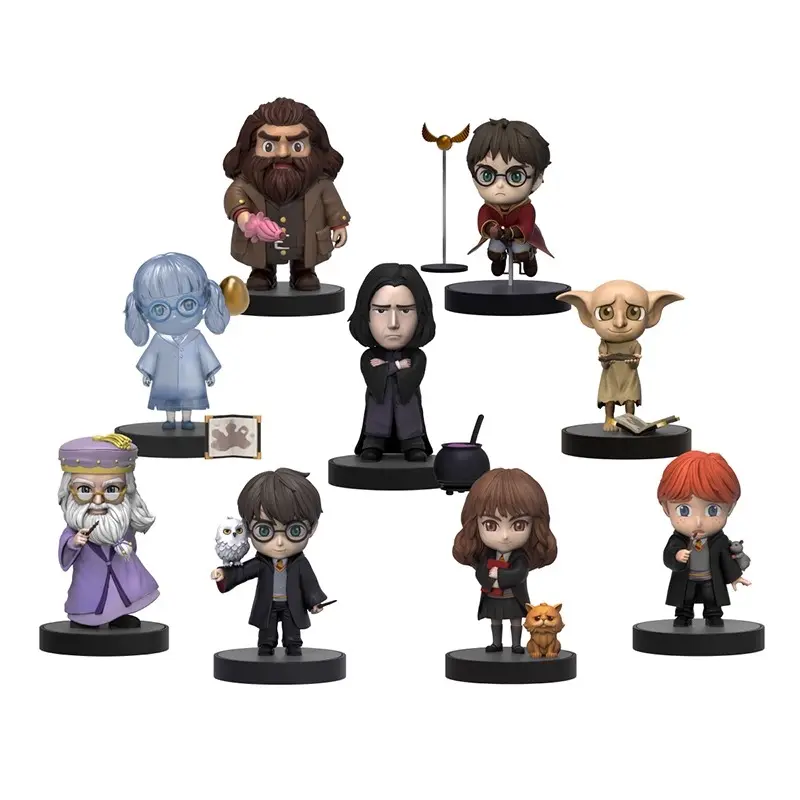Harry Potter Series Blind Box - Unisex Magical Character Figurines, DIY-Ready Decorative Figures, Single Box Collectibles Figurine for Desk Decor & Fan Collections, Back To School