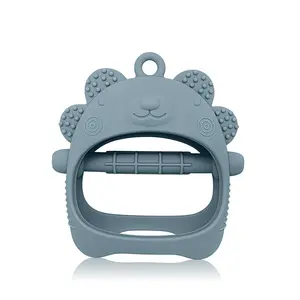 Food Grade Silicone Baby Teething Mitten - Anti-Dropping Wrist Teether, BPA-Free Baby Accessories for 0-12 Months’ Sucking & Chewing Needs