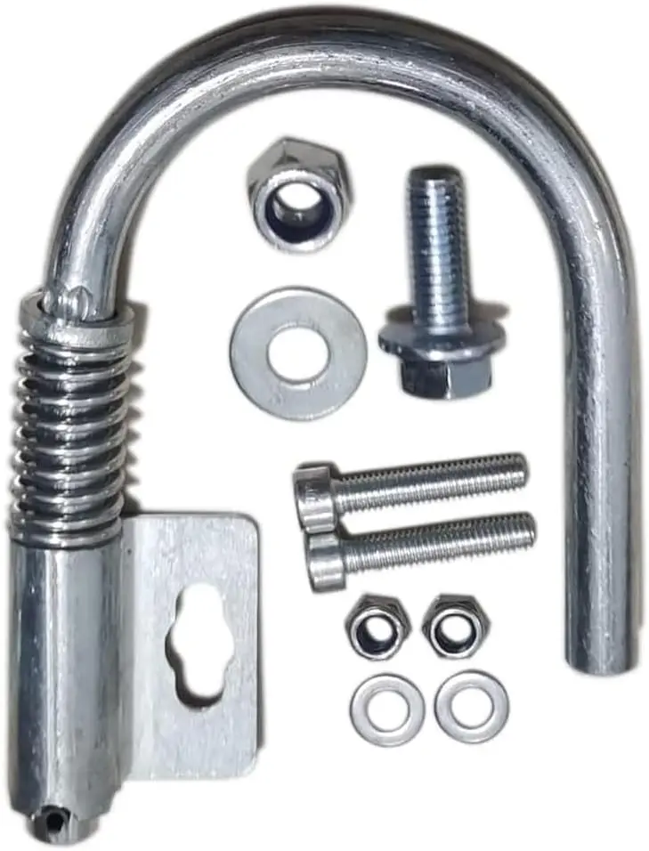 U Spring Loaded Rafter Retractable Convenient Hook M745RB - Auto-Retractable, Space-Saving Tool Organizer (1 Unit) - Hanging Nail Gun Hangers for Hitachi NR90AE, NR83A, NR83A2 Nail Guns Compact Storage