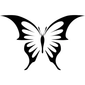 Gem Butterfly Stencil