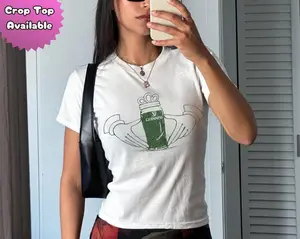 Baby Tee St Patricks Day Claddagh, y2k baby tee, irish fesival, gift for irish girl