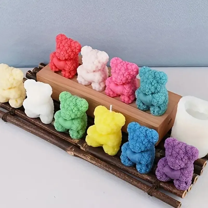 Rose Teddy Bear - Wax Melt ONLY - NO $ Wax Melt for wax warmer home fragrance freshner Candle Decor