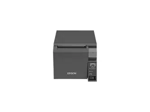 Epson TM-T70II Front-loading Single-station Thermal Printer, USB, Ethernet, Dark Gray - C31CD38A9801