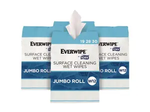 Tork 192830 Surface Cleaning Wet Wipe - 1-Ply - 6 x 6 - Lemon - White - 900 Sheets - 4/Carton