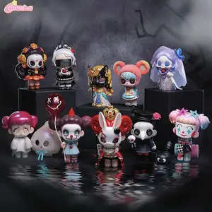 CALEMBOU Kasa Not a Villain Series Anime Blind Box, Cute I'm Not A Clown Series Blind Box Figure for Desktop Ornament Collectable PVC Figure for Halloween Christmas Gifts