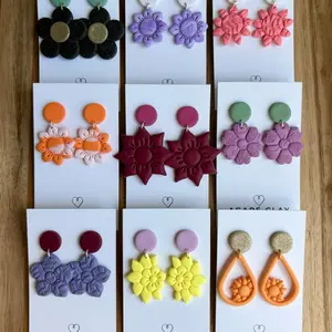 Basket Earrings- Flower Power- for TikTok LIVE
