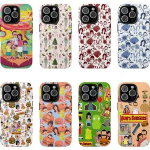 JIACC Boobb's Buurrgerrr Phone Case Funny And Quirky Styles 5-8 for iPhone 17 16 15 14 13 12 11 Pro Max X XS & Samsung Galaxy S21–S25 Plus Ultra