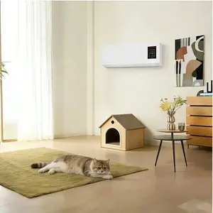 Wall-Mounted 1200W Inverter Heater with Adjustable Heating Temperature, 6-Hour Timer, Overheat Protection, Remote & Touch Control, Tool-Free Installation, Indoor Use for Bedroom & Garage (Car Battery Repair Tool Compatible), Inverter Heating