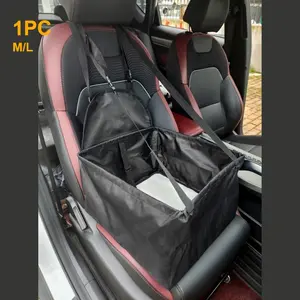 Pet car seat basket, Animal carrier, soft and non-slip, suitable for families with cats and dogs when traveling, portable, 1 piece