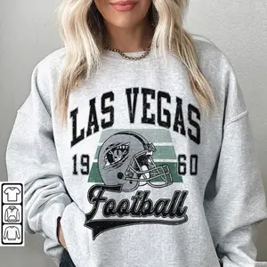 Las Vegas Football Sweatshirt, Davante Adams Shirt Retro Foobal American Crewneck, Raiders Vintage 90s Graphic Tee