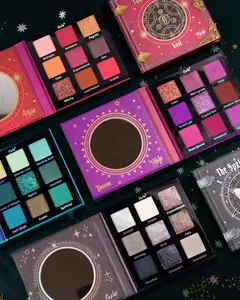 RUDE Rude Cosmetics Spell Book Palettes Matte Glitter & Shimmer Eyeshadows with Smooth Blendable Pigmented Formula for Mystical Makeup