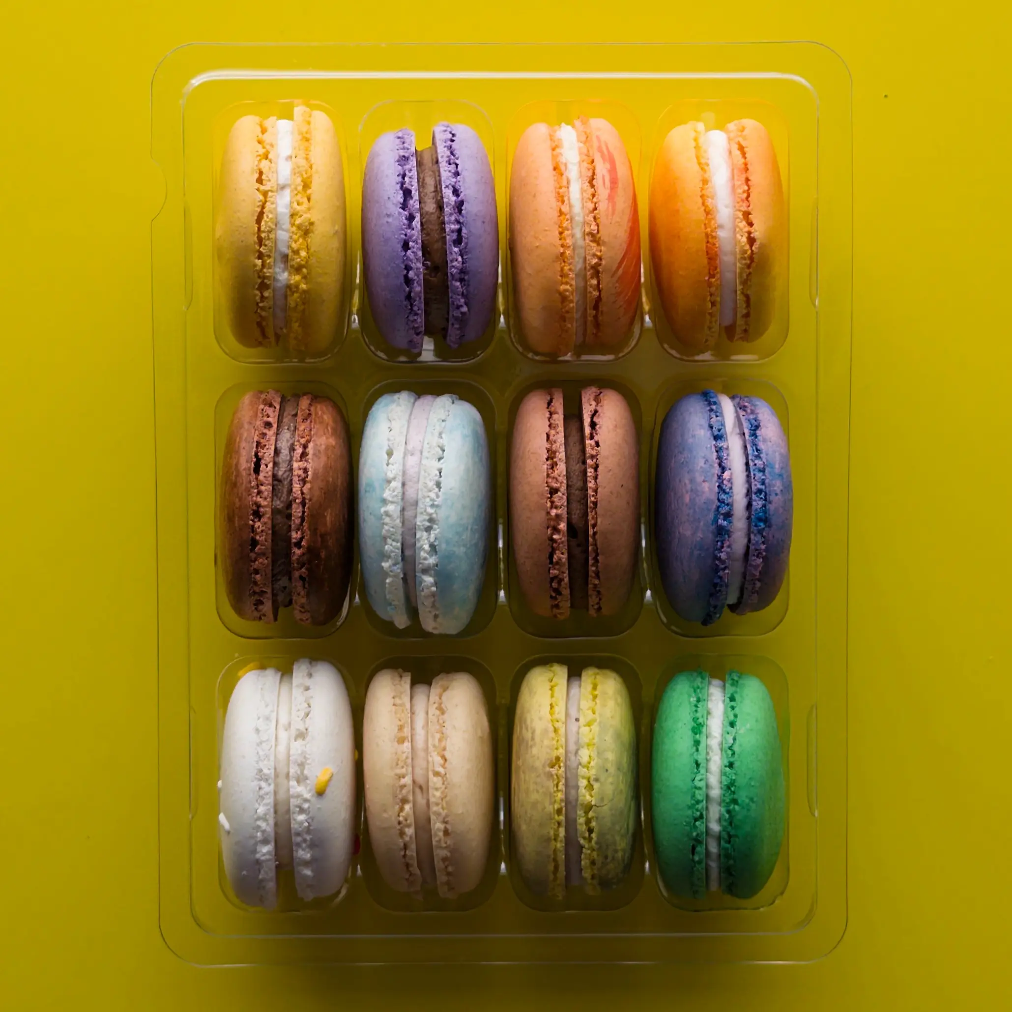 12 Pack of French Macarons - Amanda's Macaron Shoppe French Macarons, 12 Count Gluten Free Seasonal Unique Flavors