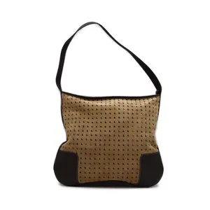 Pre-owned Loewe suede Shoulder Bags Perforated Shoulder Bag (4900000155525)