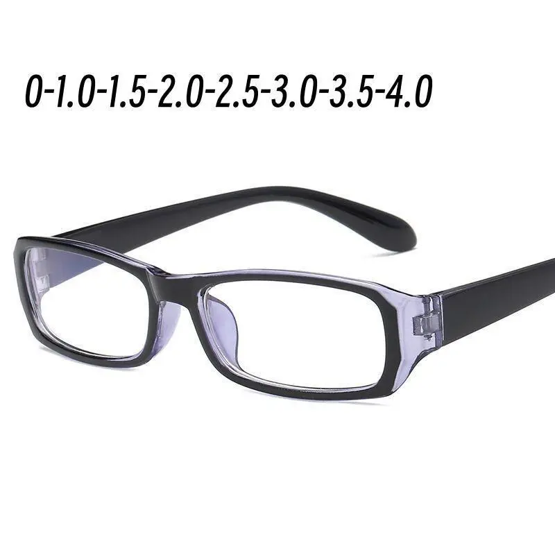 UV Resistant Computer Myopia Glasses Fashion Men Women Anti Blue Light Short-sighted Egewear 0-1.0-1.5-2.0-2.5-3.0-3.5-4.0